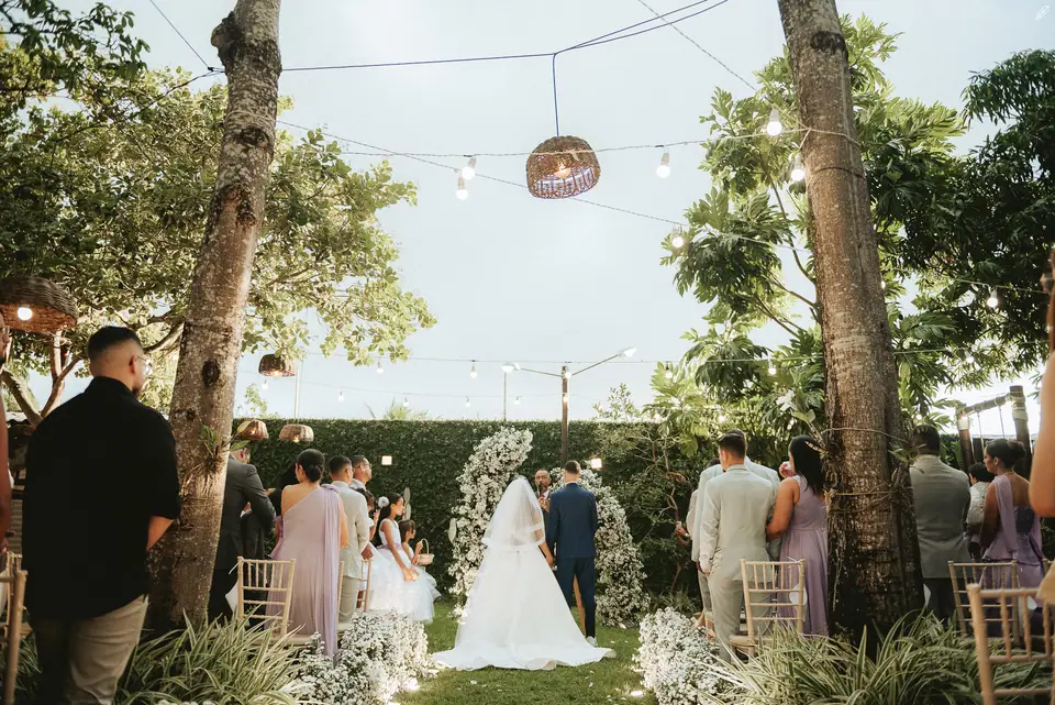 Ambiente do evento à noite